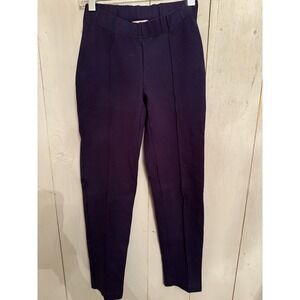 Lilly Pulitzer‎ Ponte Pants Women's XS Blue Stretch Knit  Pull On Skinny Ankle